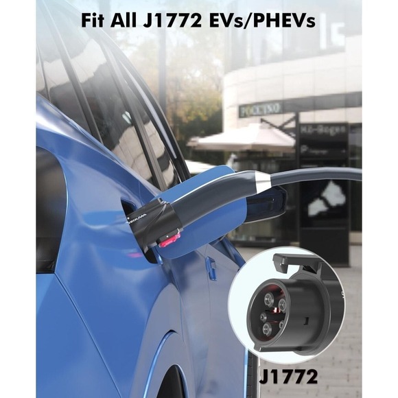NACS to J1772 Adapter, Max 80Amp 250V J1772 EV Charging Adapter to Tesla Charger - Picture 3 of 8